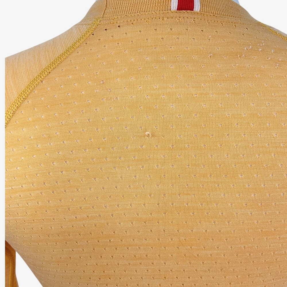 Tracksmith Brighton Long Sleeve Top Merino Wool Womens XS Yellow Thermal - Picture 5 of 12